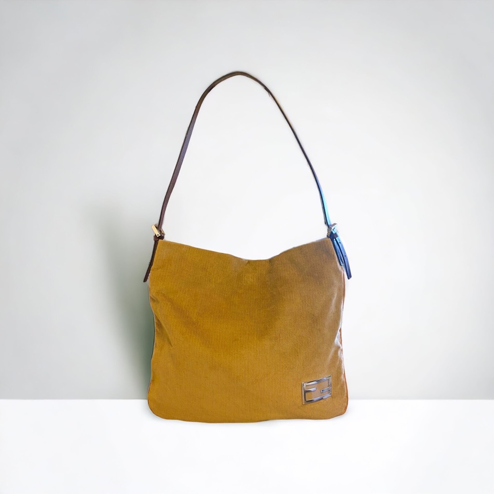 Fendi Vintage Corduroy Tote